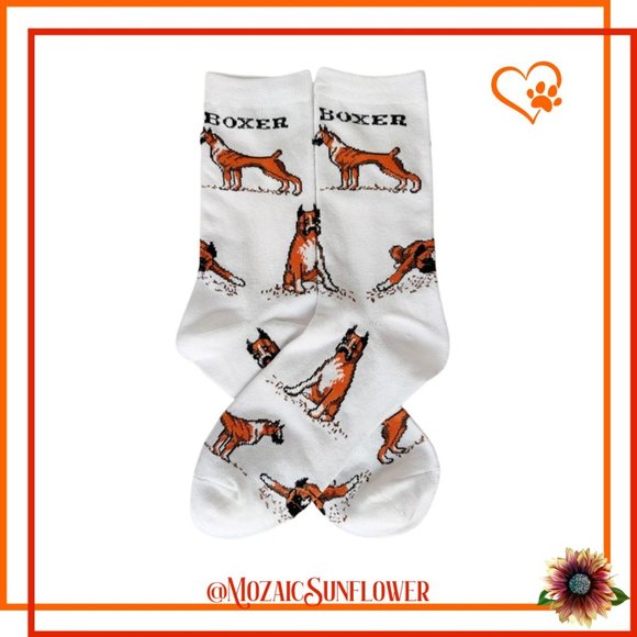 C&T Socks Accessories - Boxer Dog Breed Cotton Socks